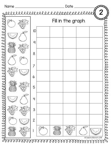 Graphing Worksheets For Preschoolers