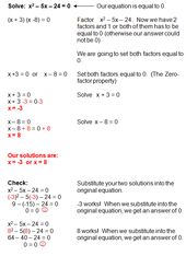 Factoring Quadratic Expressions Worksheet Pdf