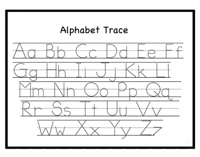 Tracing Abc Worksheets Pdf