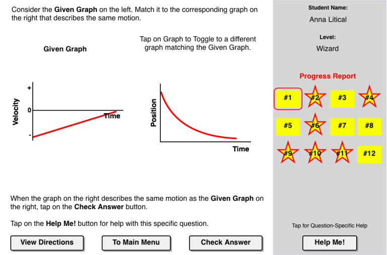 Velocity Time Graph Worksheet Part 1 Answer Key