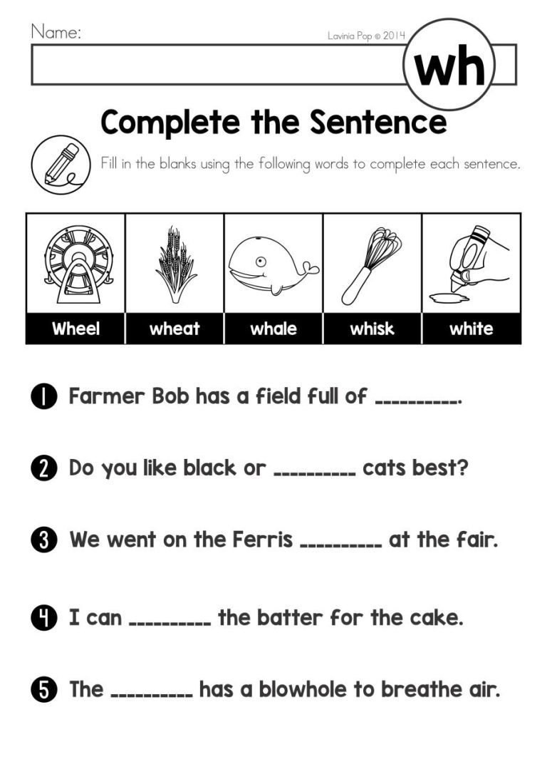 Digraphs Worksheets For Grade 3