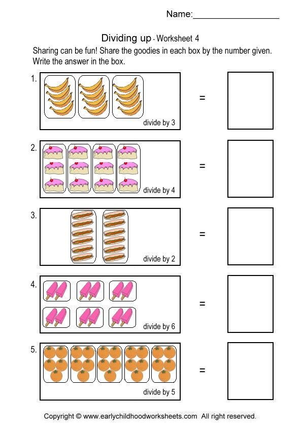 Simple Division Questions And Answers