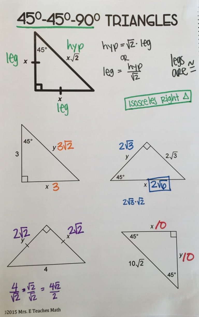 Geometry Similar Right Triangles Worksheet Answers