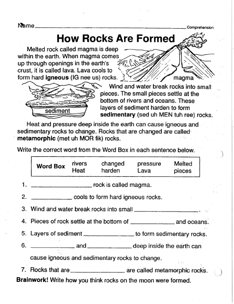 Science Worksheets For Grade 7 Pdf