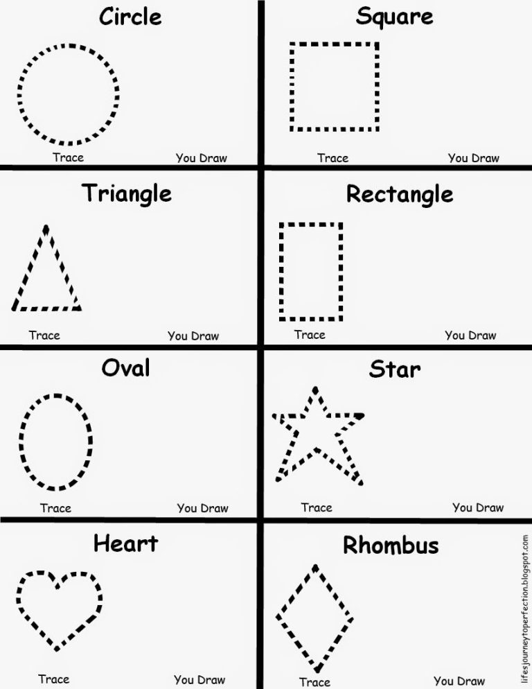 Printable Shapes Preschool