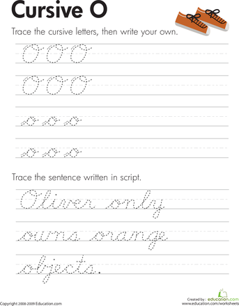 Capital Cursive Worksheets