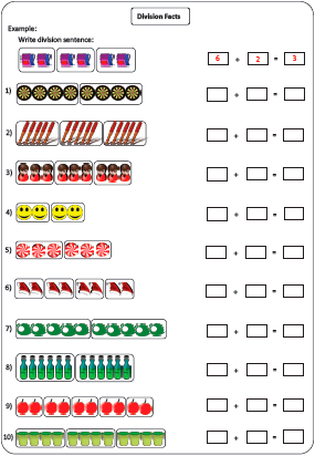 Basic Division Worksheets With Pictures