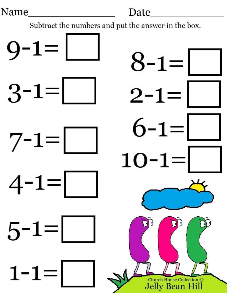 Math Worksheets For Kids