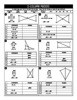 Geometry Proving Triangles Congruent Worksheet