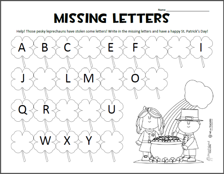 Alphabet Sheets Pdf