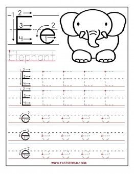 Letter Tracing Worksheets D