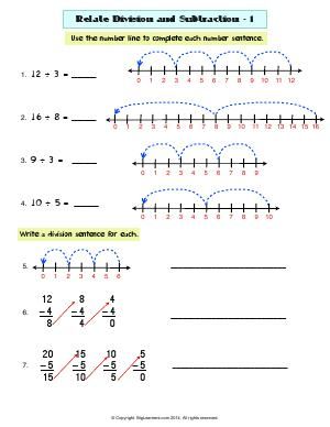 Number Line Worksheets For 3rd Grade