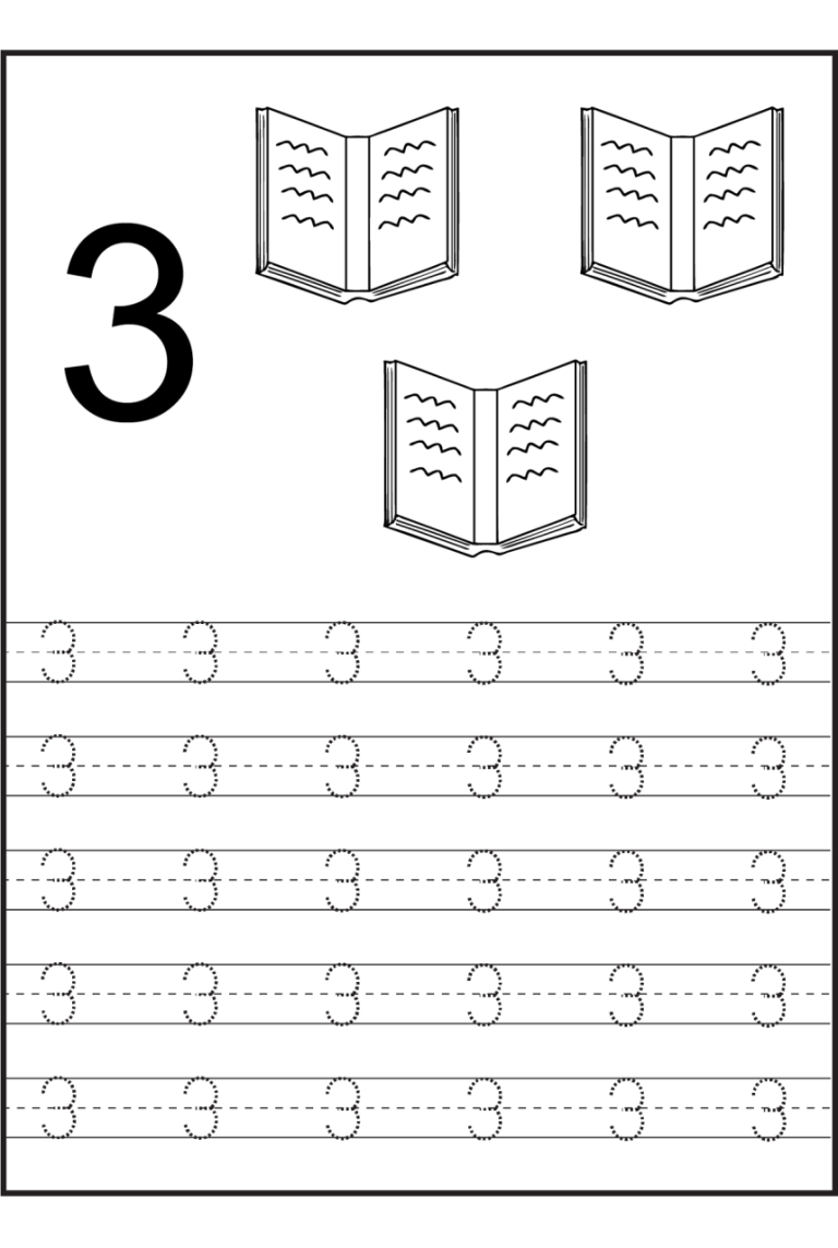 Number Free Printable Worksheets For 2 Year Olds