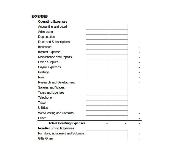 Accounting Worksheet Example Pdf