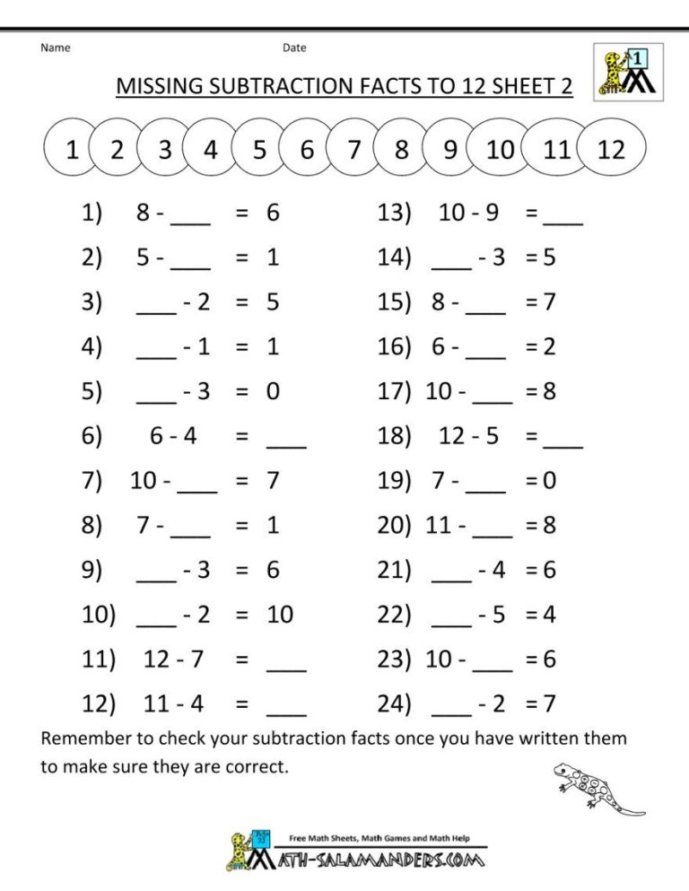 Year 3 Worksheets Nz