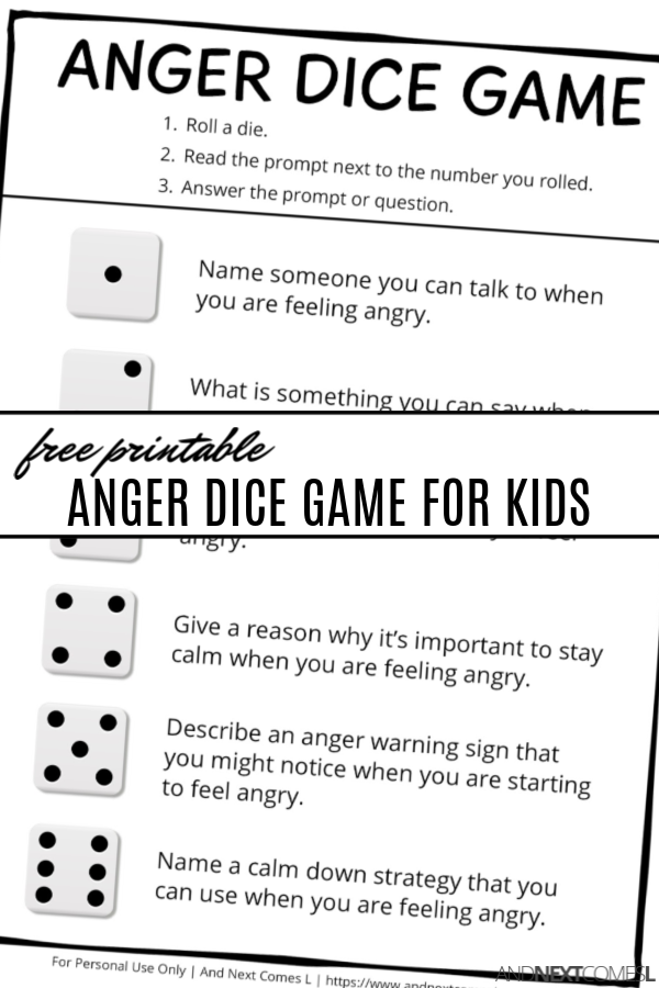 Anger Worksheets For Kids Pdf