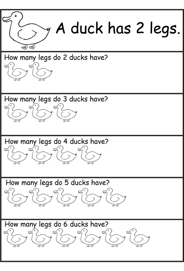 Basic Multiplication Worksheets For Grade 1