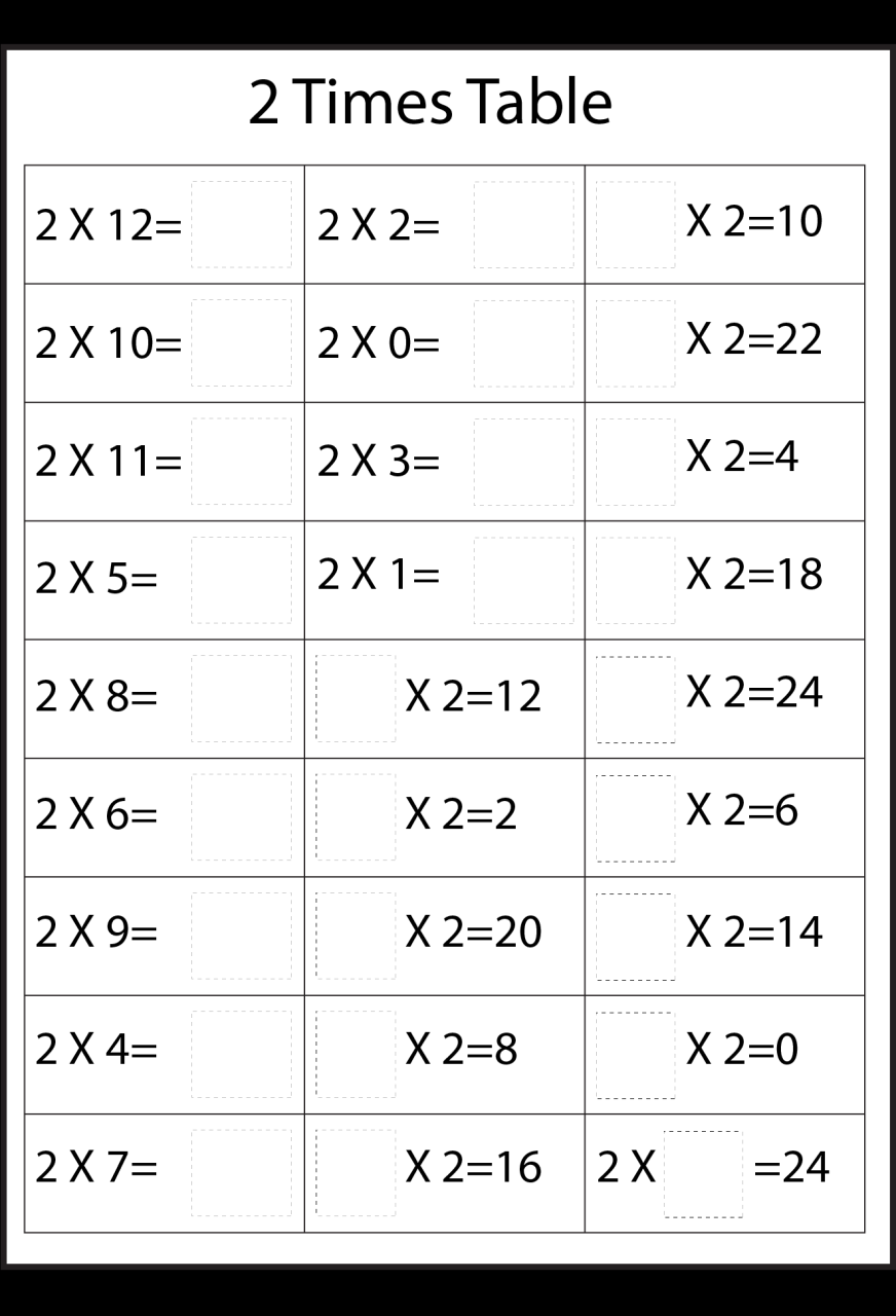 Standard Form Worksheet