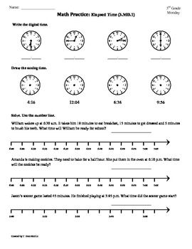 Printable 3rd Grade Common Core Math Worksheets