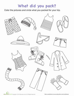 Summer Worksheets For Kids