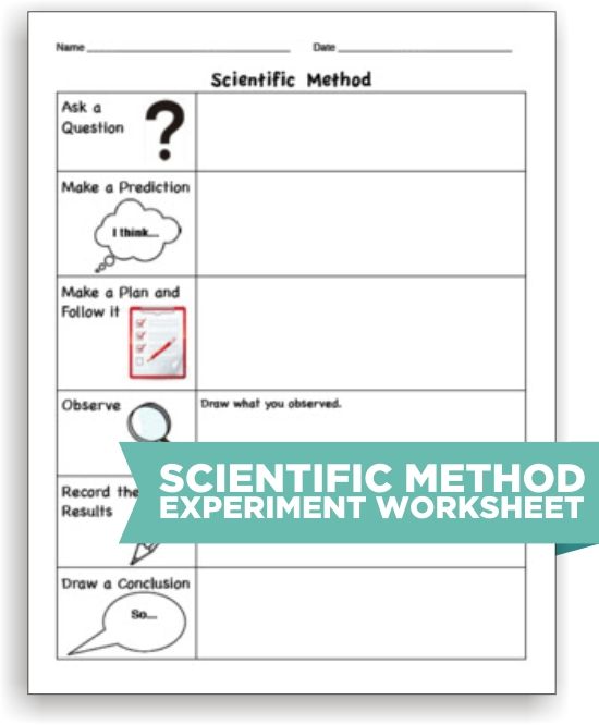 Printable Scientific Method Worksheet 4th Grade