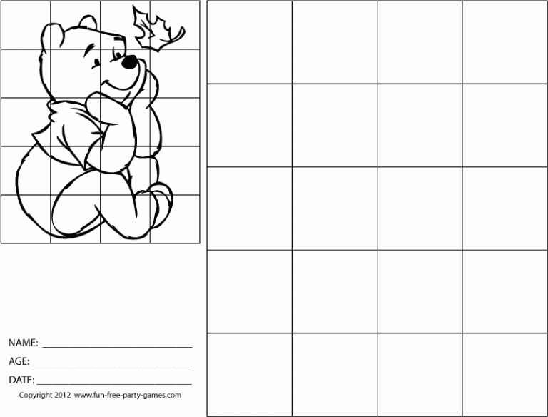 Grid Drawing Worksheets Pdf