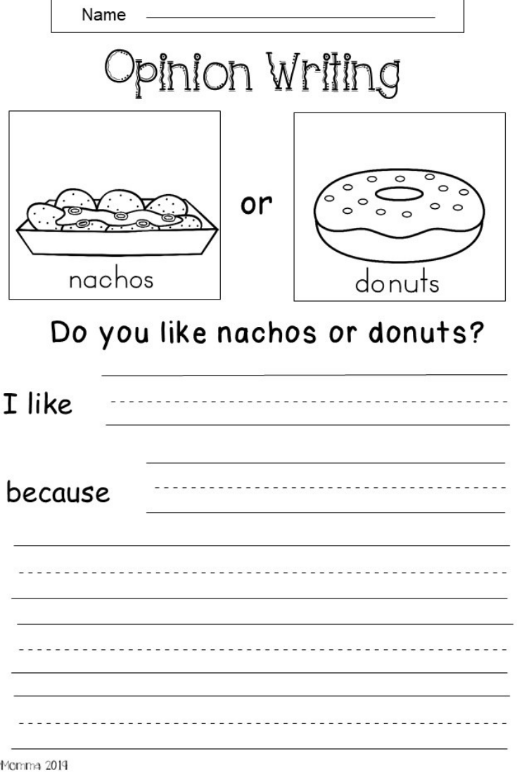 Writing 1st Grade Worksheets Free Printable