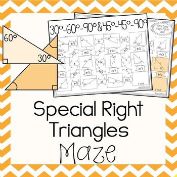 Special Right Triangles Maze Worksheet Answers