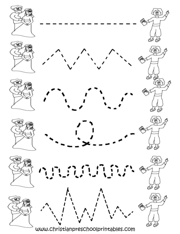 Tracing Printable Worksheets For Preschool