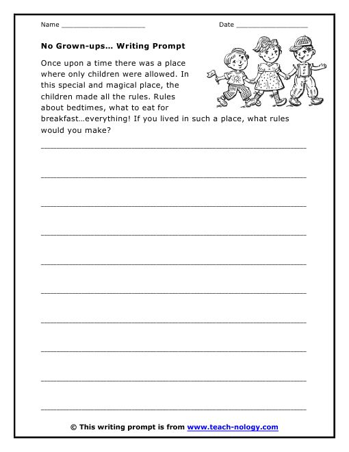 Creative Writing Worksheets