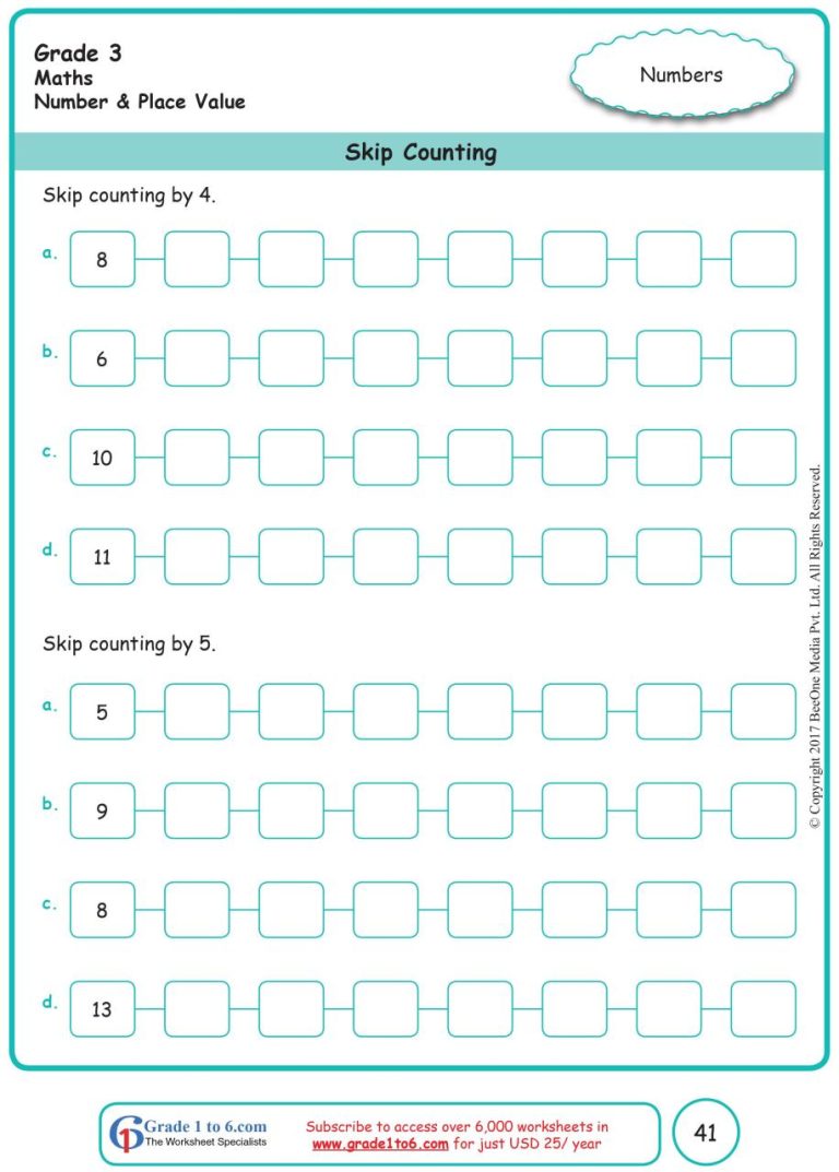 Maths Worksheet For Class 5 Icse