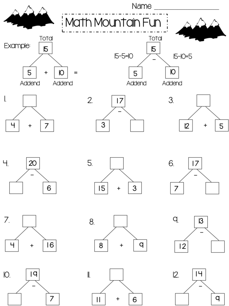 First Grade Grade 1 Worksheets Pdf