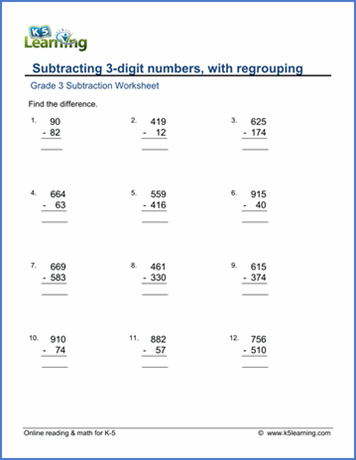 Addition Worksheets For Grade 3