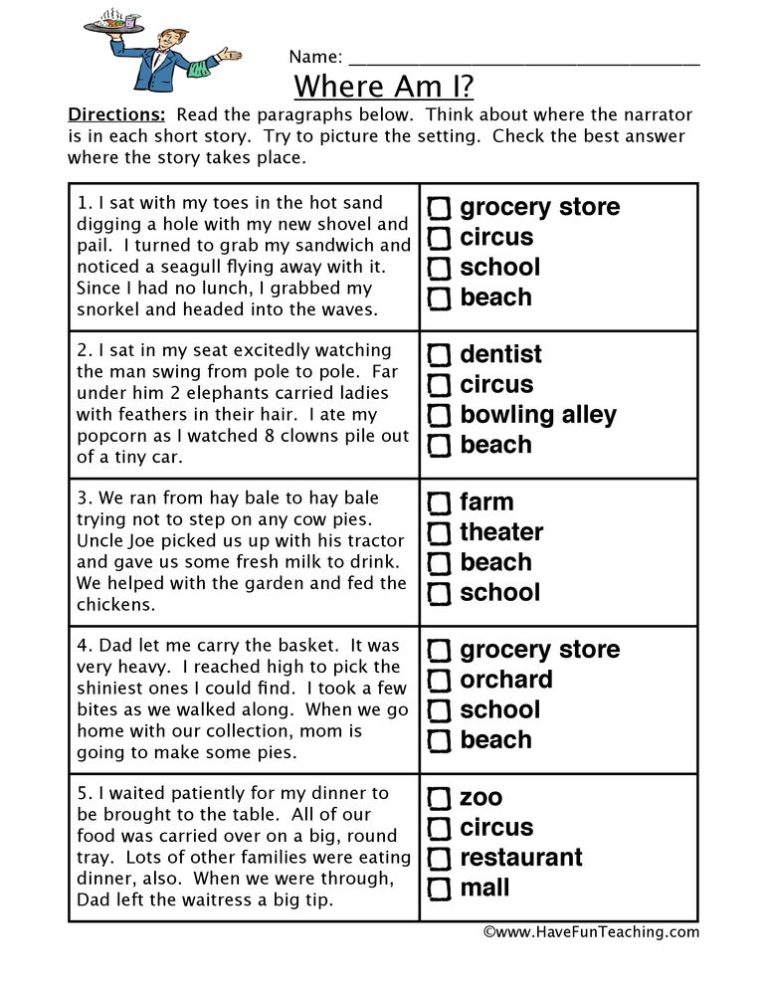 Year 3 Reading Comprehension Inference