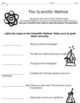 Exploring The Scientific Method Worksheet Answer Key