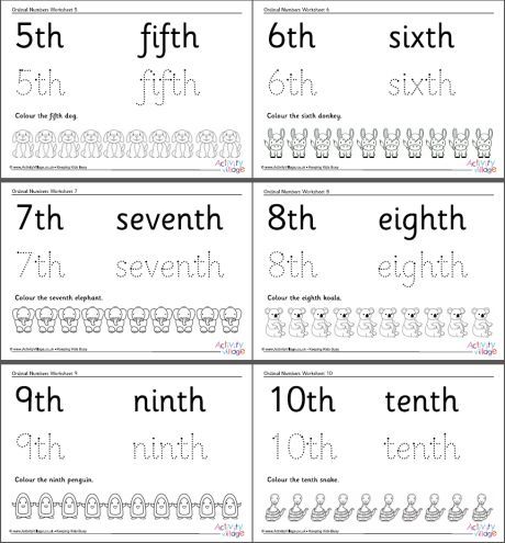 Number Words Worksheet 1-10