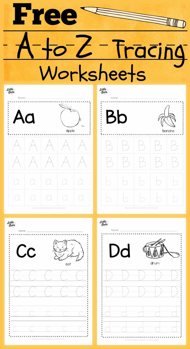 Alphabet Worksheets Pdf Download