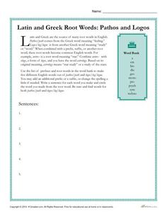 Root Words Worksheets