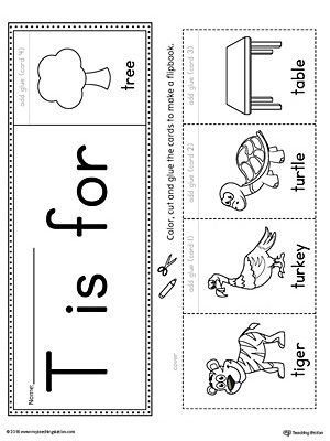 Letter T Worksheets Pdf