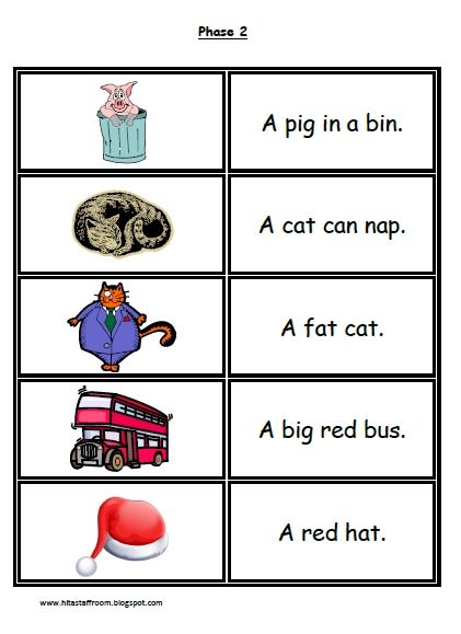 Phase 2 Phonics Worksheets Free