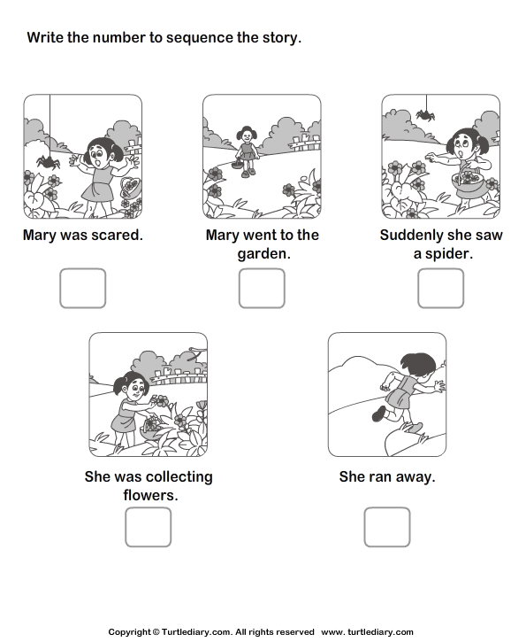 Sequencing Events In A Story Worksheets For Grade 1