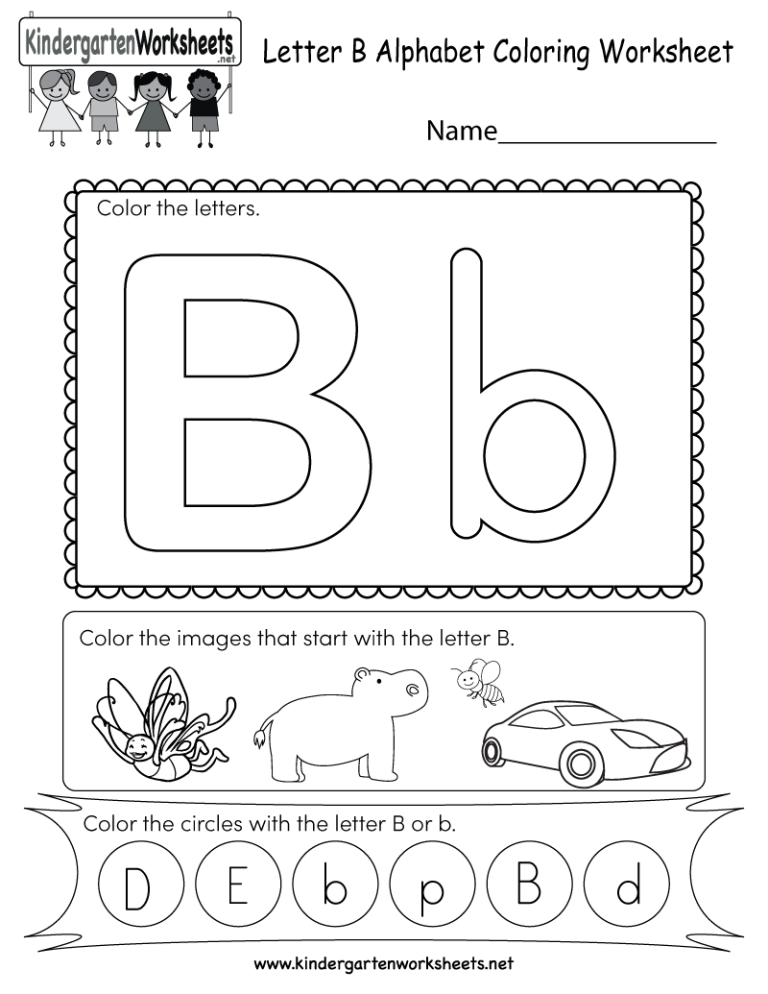 Letter B Worksheets Free Printables