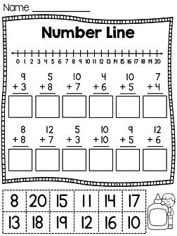 1st Grade Fun Addition Worksheets