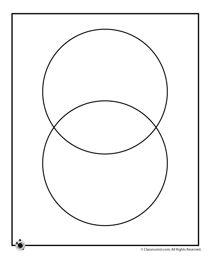 Full Page Venn Diagram Printable