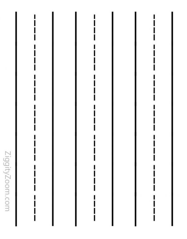 Blank Handwriting Worksheets For Preschool