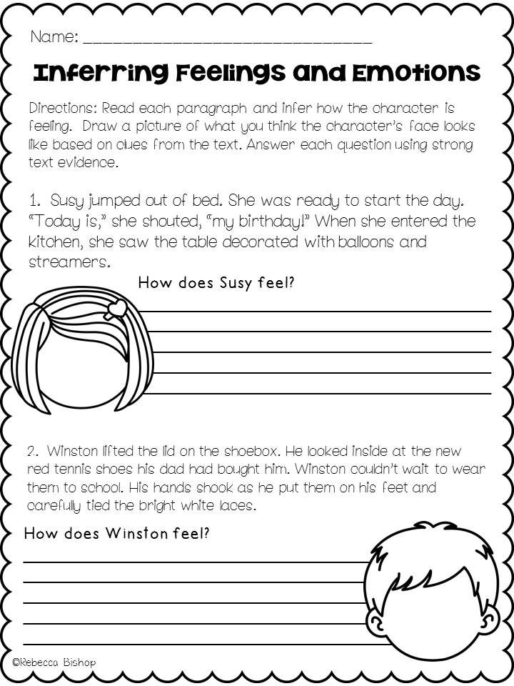 Inference Worksheets 3rd Grade