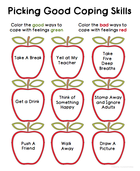 Coping Skills Worksheets