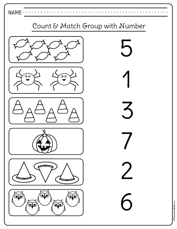 Free Halloween Worksheets Preschool