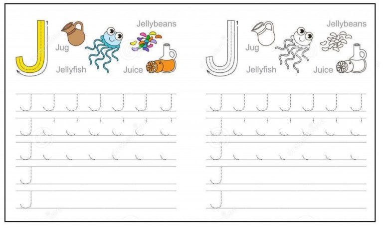 Letter J Worksheets For Grade 1