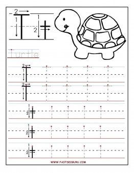 Letter T Worksheets For Preschool